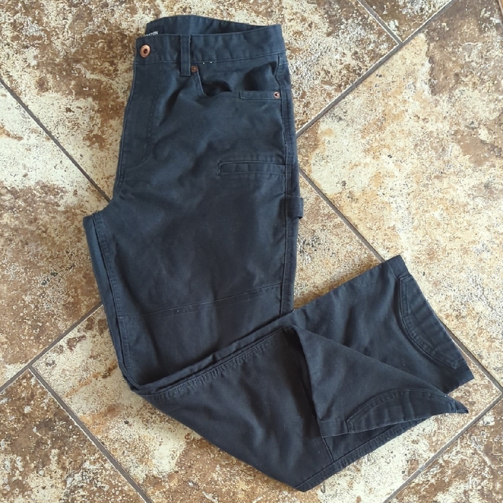 Brixton Men's Black utility work pants